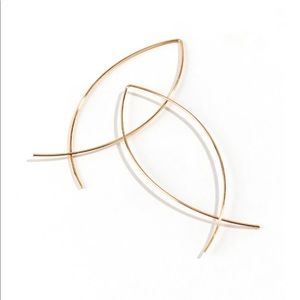 Francesca's Dane Wire Threader Teardrop Earrings!
